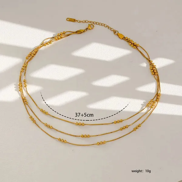 Gold_Layered_Bead_Chain_For_Women
